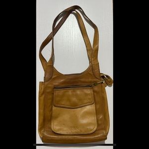 Vintage Fossil Caramel Purse